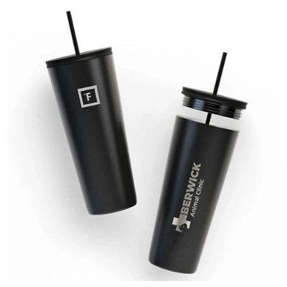 Custom Iron Flask Classic Tumbler 2.0 24 Oz with Straw Custom Iron Flask Classic Tumbler 2.0 24 Oz with Straw