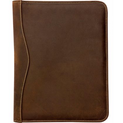 Custom Salt River Canyon Leather Meeting Folder - Brown Custom Salt River Canyon Leather Meeting Folder - Brown