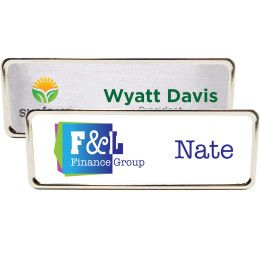 Custom Columbus Express Metal Name Badge (standard 3 x 1) Custom Columbus Express Metal Name Badge (standard 3 x 1)