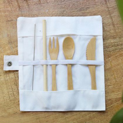 Custom Chun Bamboo Cutlery Set Custom Chun Bamboo Cutlery Set