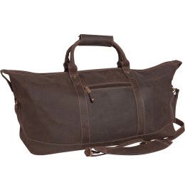 Custom Little River Leather Duffel Bag - Brown Custom Little River Leather Duffel Bag - Brown