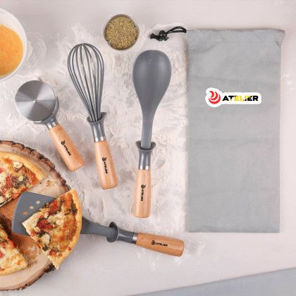 Custom 4 Pc. reGen Beechwood Utensil Set