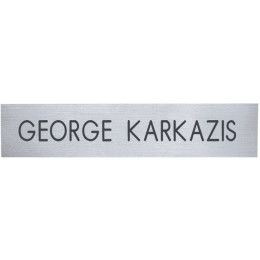 Custom 2-Ply Plastic Desk & Wall Plate Engraved Only: 10" x 2" Custom 2-Ply Plastic Desk & Wall Plate Engraved Only: 10" x 2"