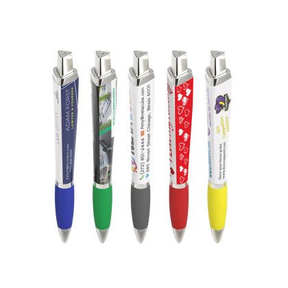 Custom Retractable Performance Pen- Low Quantities - All color Custom Retractable Performance Pen- Low Quantities - All color