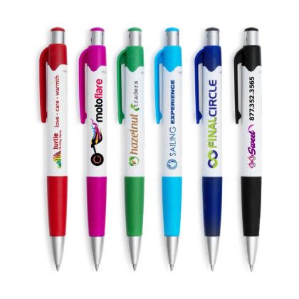 Custom Maddie Gel Click Pen w/ Recycled Plastic- Low Quantities - All color Custom Maddie Gel Click Pen w/ Recycled Plastic- Low Quantities - All color