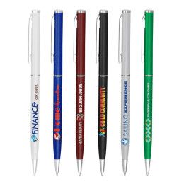 Custom Slim Twist Executive Pen- Low Quantities - Al color Custom Slim Twist Executive Pen- Low Quantities - Al color