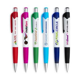 Custom Maddie Gel Click Pen w/ Recycled Plastic- Low Quantities - All color Custom Maddie Gel Click Pen w/ Recycled Plastic- Low Quantities - All color