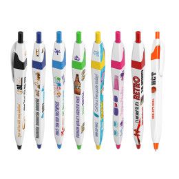 Custom Full Color 3 Panel Squared Slimster Ad Pen- Low Quantities - All color Custom Full Color 3 Panel Squared Slimster Ad Pen- Low Quantities - All color