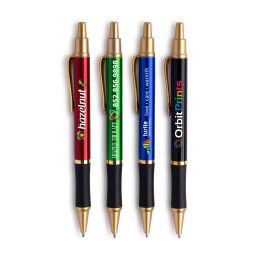 Custom Sleeker Click Pen Gold Accents- Low Quantities - All color Custom Sleeker Click Pen Gold Accents- Low Quantities - All color