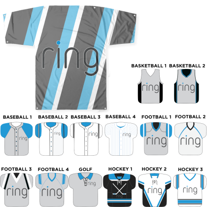 Custom 22" X 23" Jersey Shaped Cooling Towel Custom 22" X 23" Jersey Shaped Cooling Towel