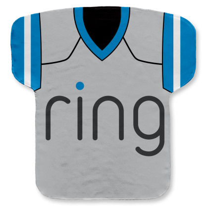 Custom 22" X 23" Jersey Shaped Cooling Towel - Football Design 1 Custom 22" X 23" Jersey Shaped Cooling Towel - Football Design 1