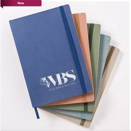Custom Saratoga Exec Soft Cover Journal - Hot Stamped - All color