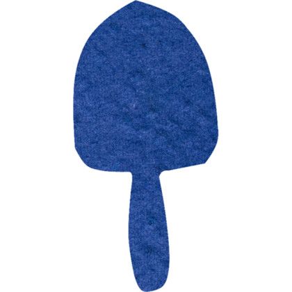 Custom Plantable Pin - Royal blue Trowel