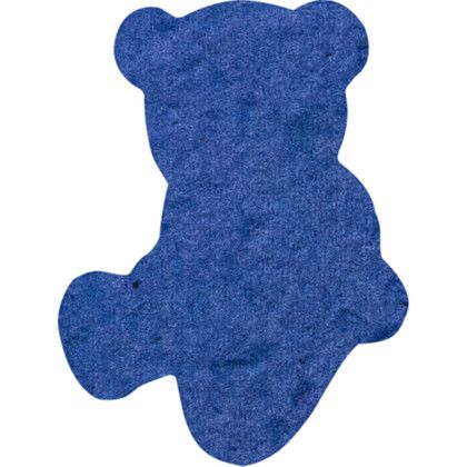 Custom Plantable Pin - Royal blue Teddy bear