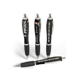 Custom Squared Basset Satin Soft Touch Gel Performance Pen- Low Quantities Custom Squared Basset Satin Soft Touch Gel Performance Pen- Low Quantities