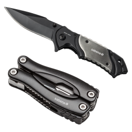 Custom Swiss Force Toolman Gift Set - Black 