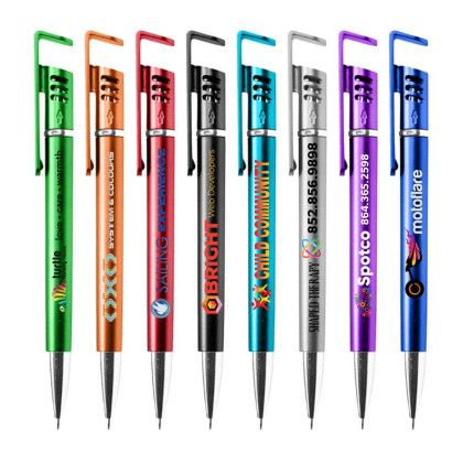 Custom Cell Phone Holder Hidden Stylus Pen- Low Quantities - All color Custom Cell Phone Holder Hidden Stylus Pen- Low Quantities - All color