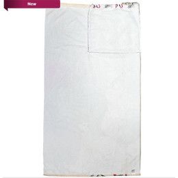 Custom Procolor Poly Velour Flip Bag Towel - White Custom Procolor Poly Velour Flip Bag Towel - White