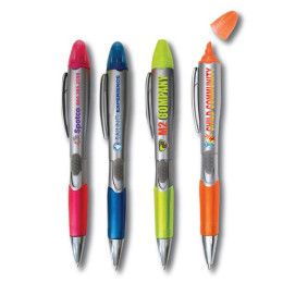 Custom Silver Pen/Highlighter Combo - Low Quantities - All color Custom Silver Pen/Highlighter Combo - Low Quantities - All color