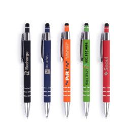 Custom Karina Stylus Satin Soft Touch Click Metal Pen- Low Quantities - All color Custom Karina Stylus Satin Soft Touch Click Metal Pen- Low Quantities - All color