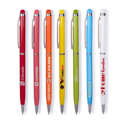 Custom Debbie Stylus Twist Metal Pen- Low Quantities - All color Custom Debbie Stylus Twist Metal Pen- Low Quantities - All color