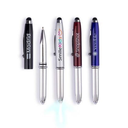Custom Empress Stylus Lightup Ballpoint Metal Pen- Low Quantities - All color Custom Empress Stylus Lightup Ballpoint Metal Pen- Low Quantities - All color