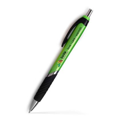 Custom Tropical III Click Pen- Low Quantities - Green Custom Tropical III Click Pen- Low Quantities - Green