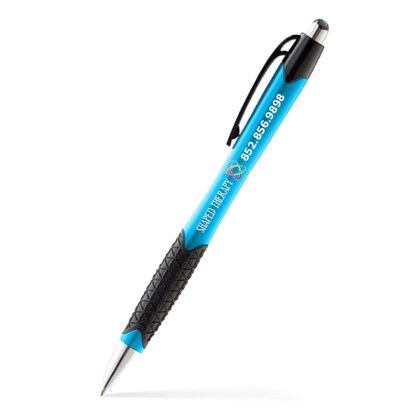 Custom Island Click Pen- Low Quantities - Light Blue Custom Island Click Pen- Low Quantities - Light Blue
