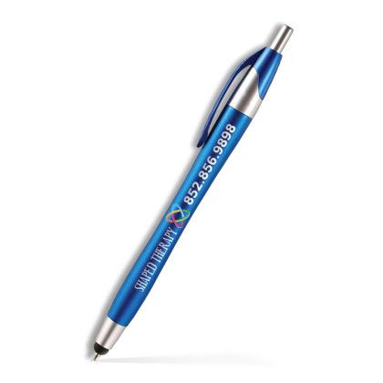 Custom iSlimster Stylus Click Pen- Low Quantities - Blue Custom iSlimster Stylus Click Pen- Low Quantities - Blue