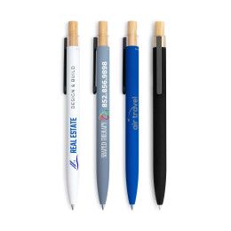 Custom Bali Satin Soft Touch Gel Click Pen Recycled - Low Quantities - All color Custom Bali Satin Soft Touch Gel Click Pen Recycled - Low Quantities - All color