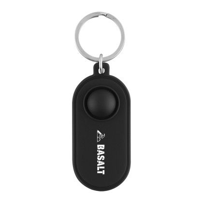 Custom Push Pop Stress Reliever Key Tag - Black Custom Push Pop Stress Reliever Key Tag - Black