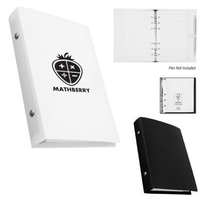 Custom Frosted Recycled Refillable Notebook - All color Custom Frosted Recycled Refillable Notebook - All color