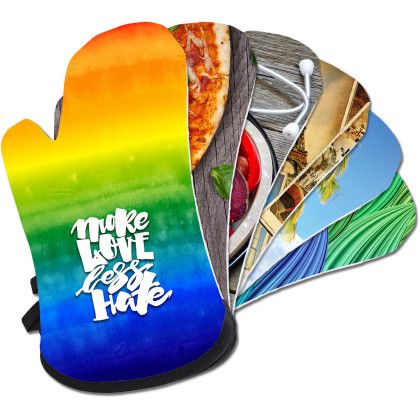 Custom Full Color Neoprene Oven Mitt Custom Full Color Neoprene Oven Mitt