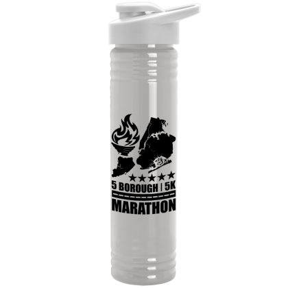 Custom 32 Oz. Adventure Bottle With Drink-Thru Lid - Made With Tritan ReNew - Digital - Clear