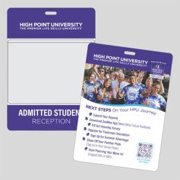 Custom Event Badge With Pocket, Super Size (4.3125" x 6") Custom Event Badge With Pocket, Super Size (4.3125" x 6")