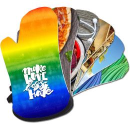 Custom Full Color Neoprene Oven Mitt Custom Full Color Neoprene Oven Mitt
