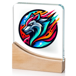 Custom Full Color Award - Cadott 7 7/8" High Custom Full Color Award - Cadott 7 7/8" High
