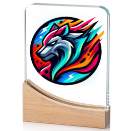 Custom Full Color Award - Cadott 8 3/4" High Custom Full Color Award - Cadott 8 3/4" High