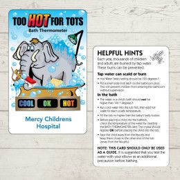 Custom The Elephant Tub Tester Temperature Card Custom The Elephant Tub Tester Temperature Card