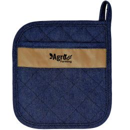 Custom Lindstrom Quilted Potholder w/ Vegan Leather Custom Lindstrom Quilted Potholder w/ Vegan Leather
