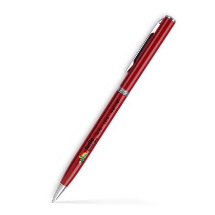 Custom Bethany Twist Metal Pen- Low Quantities - Burgundy Custom Bethany Twist Metal Pen- Low Quantities - Burgundy