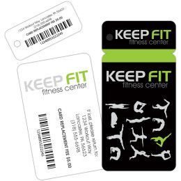 Custom Prism Card & Key Tag Set Custom Prism Card & Key Tag Set