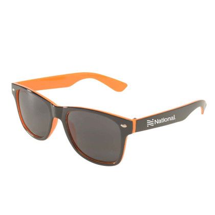 Custom Miami Two-Tone Sunglasses - Orange Custom Miami Two-Tone Sunglasses - Orange