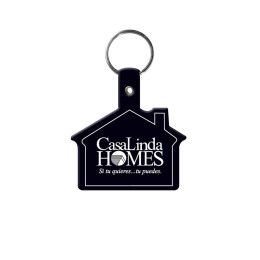 Custom House Flexible Key Tag - Black Custom House Flexible Key Tag - Black