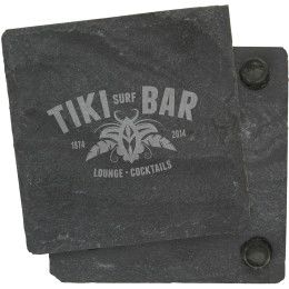 Custom Square Slate Coaster (Single)