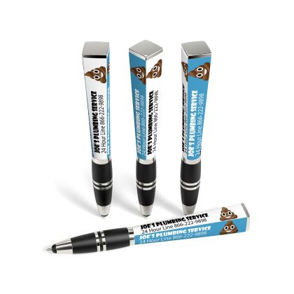 Custom The adpen Square with Stylus- Low Quantities - Black Custom The adpen Square with Stylus- Low Quantities - Black