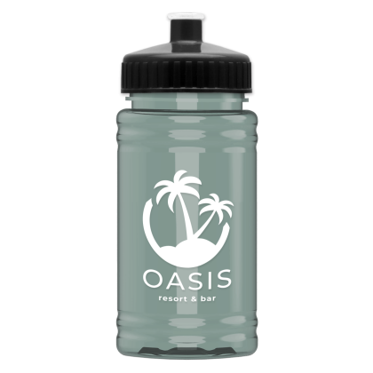 Custom UpCycle - Mini 16 Oz. RPet Sports Bottle With Push-Pull Lid - Glacier blue