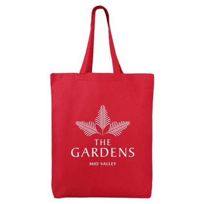 Custom 6 oz Cornelius Cotton Tote - Red