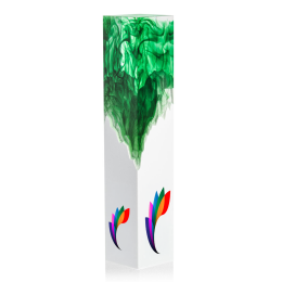 Custom Full Color Award - Brandino White/Green 11" Custom Full Color Award - Brandino White/Green 11"