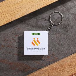 Custom Squared Away Key Ring Tape Measure And Level